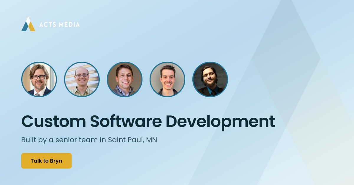Custom Software Development Services | Acts Media